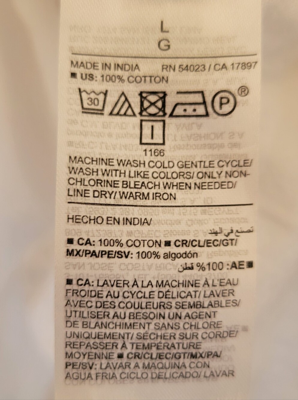 Old Navy White Cotton Gauze Cover Up Dress Tunic Size Large Pockets - Picture 9 of 9